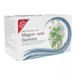 H&S Gyomor- és béltea szűrőzacskó, 20X2.0 g