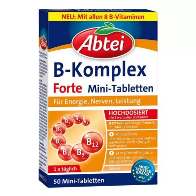 Abbey Vitamin B Complex forte tabletta, 50 db