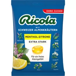 RICOLA o.Z.Beutel Menthol citrom extra erős Bon., 75 g