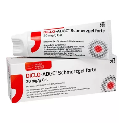 DICLO-ADGC® fájdalom gél forte 20 mg/g, 100 g DICLO-ADGC® fájdalom gél forte 20 mg/g, 100 g