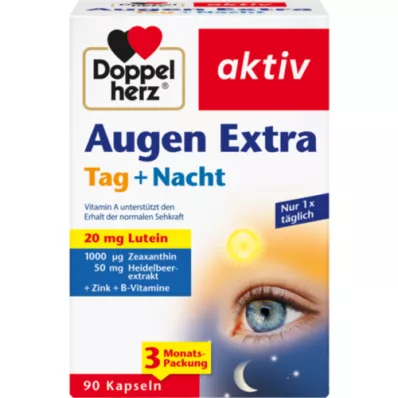 DOPPELHERZ Eyes Extra nappali+éjszakai kapszula, 90 kapszula