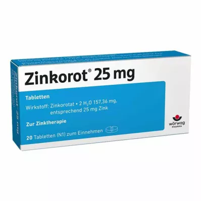 Zinkorot 25 mg nagy dózisú cink tabletta, 20 db Zinkorot 25 mg nagy dózisú cink tabletta, 20 db