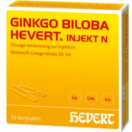 GINKGO BILOBA HEVERT injekt N ampullák, 10 db