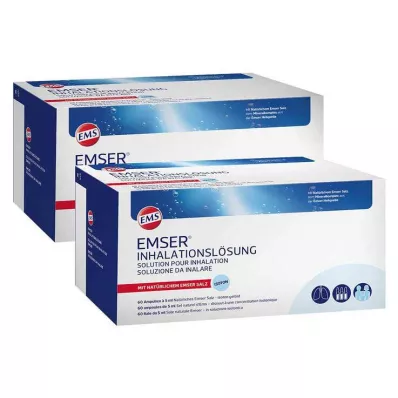 Emser inhalációs oldat, 2 x 60 tabletta Emser inhalációs oldat, 2 x 60 tabletta