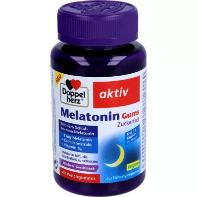 DOPPELHERZ Melatonin rágógumi, 40 db