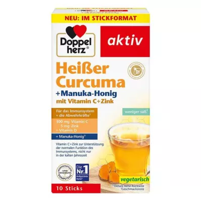 Doppelherz forró kurkuma + Manuka méz granulátum, 10 db