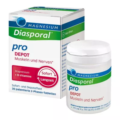 MAGNESIUM DIASPORAL pro B-Vit.DEPOT Musk.+Nerv.Tab, 30 db