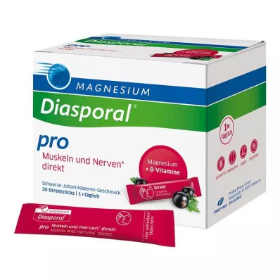 Magnesium Diasporal pro + B-Vit.Musk.+ Nerves Direct, 30 db