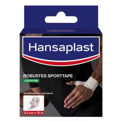 Hansaplast robusztus sportszalag 2,5 cmx10 m fehér, 1 db Hansaplast robusztus sportszalag 2,5 cmx10 m fehér, 1 db