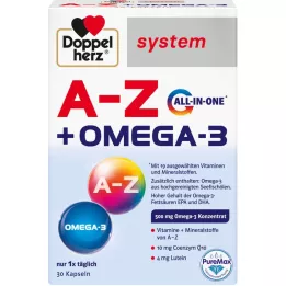 DOPPELHERZ A-Z+Omega-3 all-in-one rendszerű kapszula, 30 db