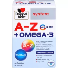 DOPPELHERZ A-Z+Omega-3 all-in-one rendszerű kapszula, 60 db