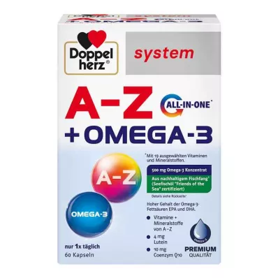 Doppelherz A-Z + Omega-3 all-in-one rendszer kapszula, 60 db