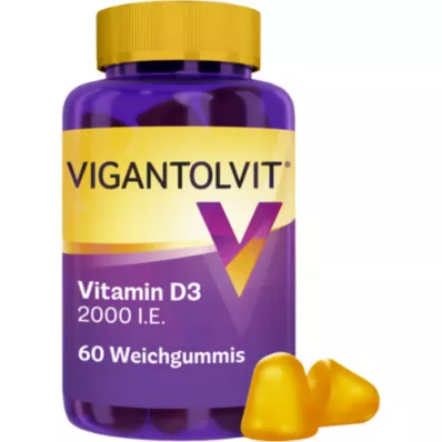 VIGANTOLVIT 2000 NE D3-vitamin lágy rágógumi, 60 db