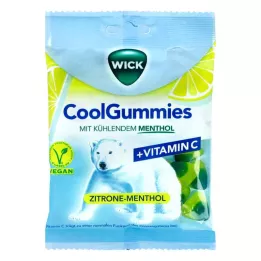 WICK CoolGummies citromos mentolos, 90 g