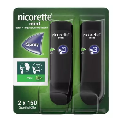 nicorette Mint Spray permetenként 1 mg nikotint, 2 db nicorette Mint Spray permetenként 1 mg nikotint, 2 db