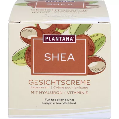 PLANTANA Shea arckrém Hyaluron &amp; E-vitamin, 50 ml