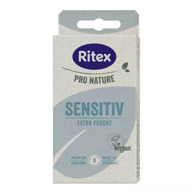 Ritex Pro Nature Sensitive vegán óvszer, 8 db Ritex Pro Nature Sensitive vegán óvszer, 8 db