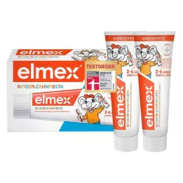 ELMEX Gyermek fogkrém 2-6 éves korig Duo csomag, 2X50 ml