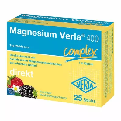 Magnesium Verla 400 Wild Berry Direct Granules, 25 db Magnesium Verla 400 Wild Berry Direct Granules, 25 db