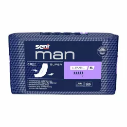 SENI Férfi inkontinencia betét szuper 5. szint, 15 db