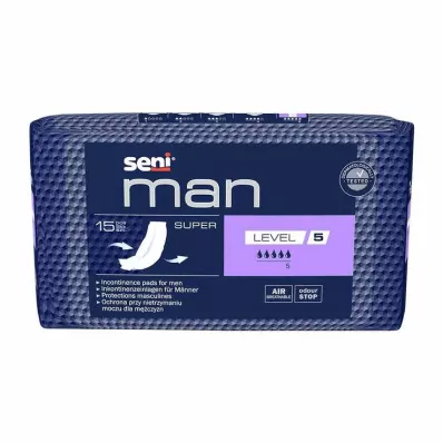 Seni® Man inkontinencia betét super level 5, 15 db