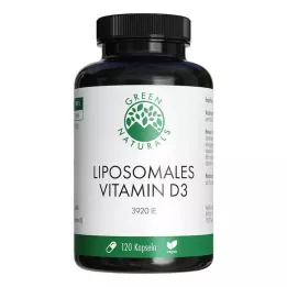 GREEN NATURALS D3-vitamin liposzómás nagy dózisú kapszula, 120 db