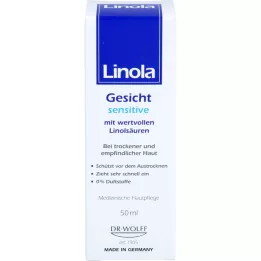LINOLA Érzékeny arckrém, 50 ml