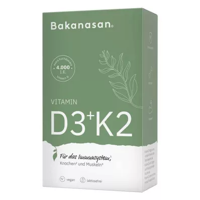 Bakanasan Vitamin D3 + K2 kapszula, 60 db