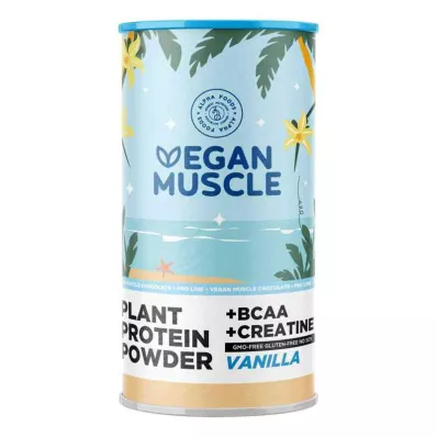 Vegán Muscle Protein Vanília Protein + Kreatin Por (600 g) Vegán Muscle Protein Vanília Protein + Kreatin Por (600 g)