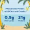 Vegán Muscle Protein Vanília Protein + Kreatin Por (600 g)