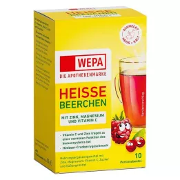 WEPA Hot Berries+Vit.C+Cink+Magnézium por, 10X10 g