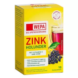 WEPA Cink bodza+Vit.C+Cink cukormentes por, 10X10 g