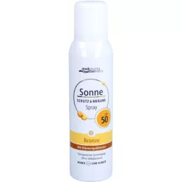SONNE SCHUTZ &amp; Bronzos barnító spray LSF 50, 150 ml