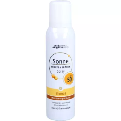 SONNE SCHUTZ &amp; Bronzos barnító spray LSF 50, 150 ml