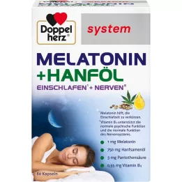 DOPPELHERZ Melatonin+kenderolaj rendszerű kapszula, 60 db