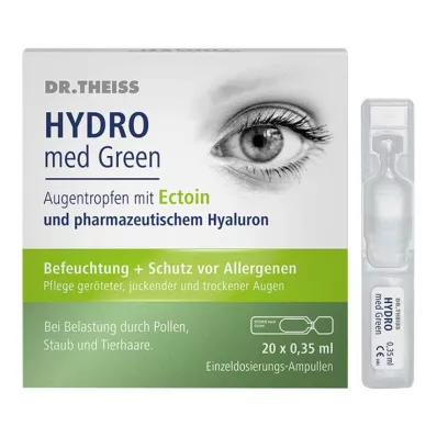Dr. Theiss Hydro med Green szemcsepp egyadagos ampullák, 20x0,35 ml Dr. Theiss Hydro med Green szemcsepp egyadagos ampullák, 20x0,35 ml