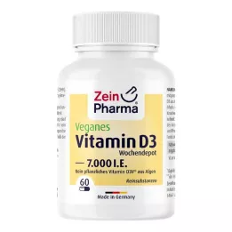VEGANE D3-vitamin 7000 NE hetente Depot kapszula, 60 db