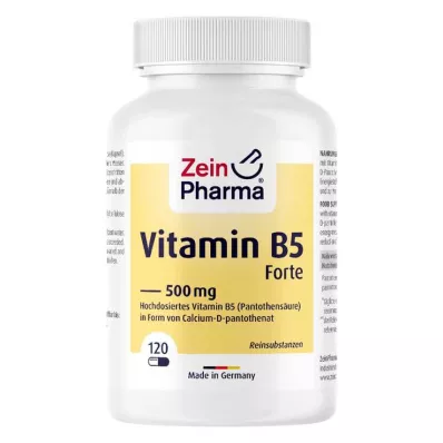VITAMIN B5 PANTOTHENSÄURE 500 mg kapszula, 120 db
