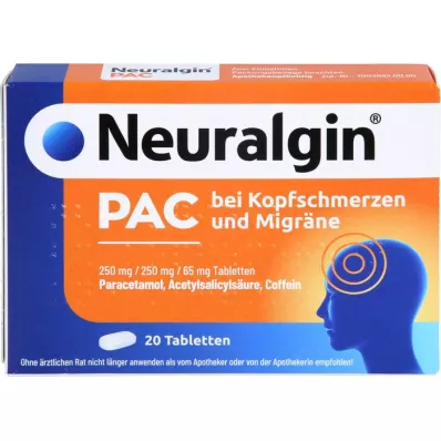 NEURALGIN PAC fejfájásra és migrénre Tabl., 20 db