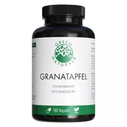 GREEN NATURALS Gránátalma+40%-os ellagsav kapszula, 180 db