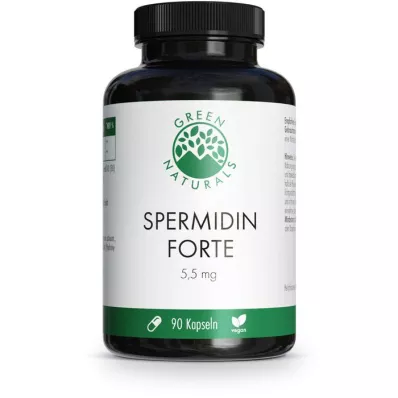 GREEN NATURALS Spermidine Forte 5,5 mg vegán kapszula, 90 db