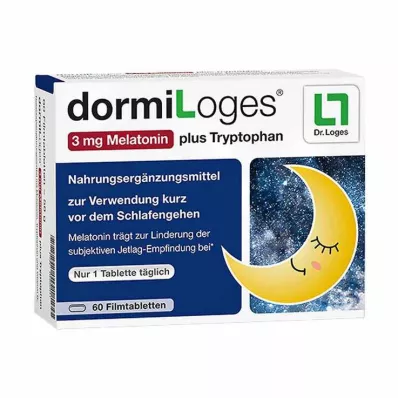 DORMILOGES 3 mg melatonin plusz triptofán filmtabletta, 60 db