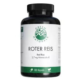 GREEN NATURALS vörös rizs Monacolin K vegán kapszula, 180 db