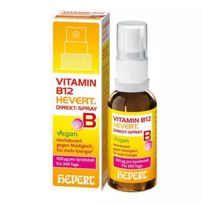 VITAMIN B12 HEVERT Közvetlen permet, 30 ml VITAMIN B12 HEVERT Közvetlen permet, 30 ml