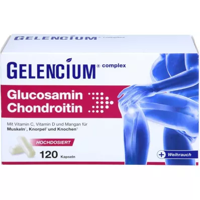 GELENCIUM Glükozamin-kondroitin nagy dózisú Vit C Kps, 120 db