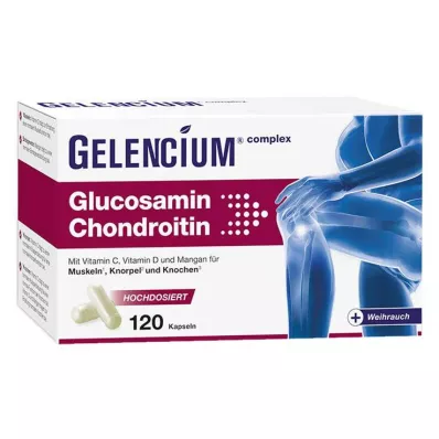 Gelencium Glucosamine Chondroitin nagy dózisú C-vitamin kapszulával, 120 db
