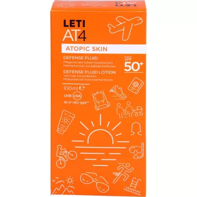 LETI AT4 védelmi folyadék SPF 50+, 100 ml