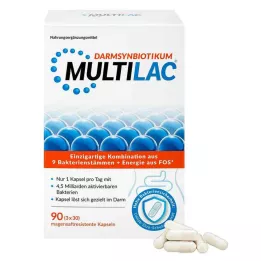 MULTILAC Intestinal Synbiotic bélbaktérium kapszula, 3 x 30 db