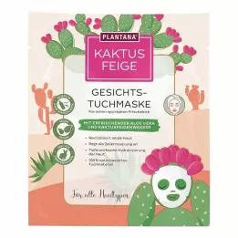 PLANTANA Fügekaktusz arcmaszk Aloe Verával, 1 db